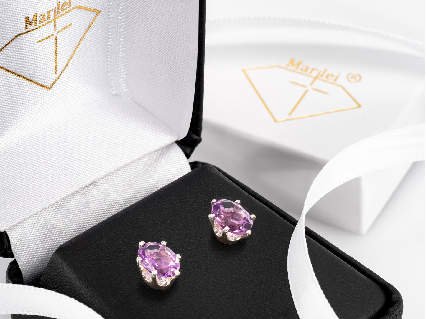 Beautiful Brazilian Amethyst Earrings.