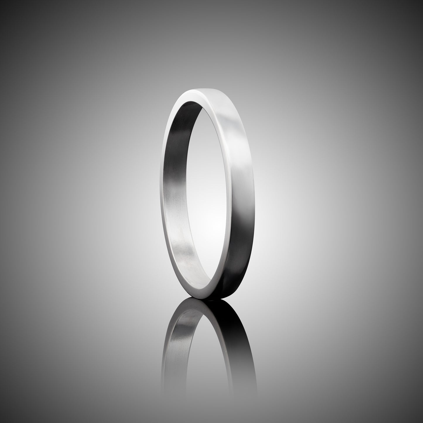 Premium Sterling Silver Band.  Great as a wedding band substitute when traveling.  3mm wide, polished DeOx sterling silver.