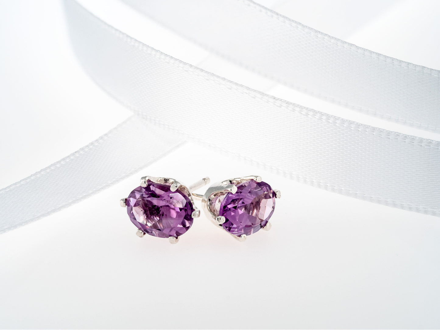 Beautiful Brazilian Amethyst Earrings.